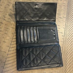 Black fashion wallet